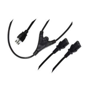 CAVO LINK ALIMENTAZIONE X PC/STAMPANTI DA SPINA ITALIANA 3 POLI MASCHIO A DOPPIA PRESA VDE-IEC FEMMINA(SDOPPIATORE)1,7MT, LKITX2