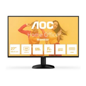 MONITOR AOC LED 27" Wide Q27B35S3 IPS 2560x1440 120HZ 4ms 300cd/mq 1.500:1 HDMI DP