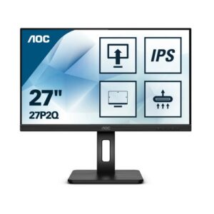 MONITOR AOC LED 27" Wide 27P2Q IPS 1920x1080 4ms 250cd/mq 50.000.000:1 2x2W MM PIVOT Reg. in H VGA DVI HDMI DP USB