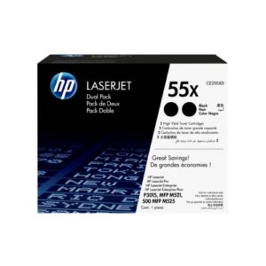 TONER HP CE255XD N.55X Nero 25.000PP X LASERJET P3015