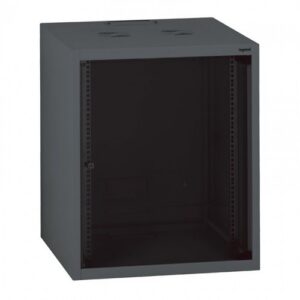 ARMADIO BOX DA PARETE LEGRAND 15U 758X600X600 PORTA IN VETRO RAL 7016