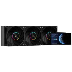 COOLER ITEK " ATHERMORA  50B - 360mm, ARGB, LCD 5" + SW, PWM FAN,SKT UNIVERSALE - ITLCTHM50360B