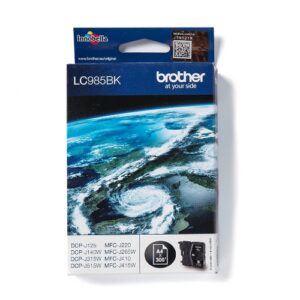INK BROTHER LC985BK Nero 300PP X DCP-J515W DCP-J125 DCP-J140W DCP-J315W MFC-J220 MFC-J265W MFC-J410