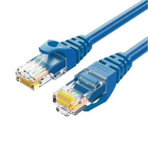 Cavo LAN Hikvision PATCH CORD CAT 6 24AWG, CU,GUAINA PVC,30U blue,0.5 m