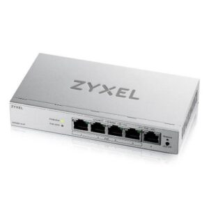 SWITCH ZYXEL GS1200-5HP v3 SMART MANAGED 5P Gigabit(4P PoE fino a 60W ) Easy Management xVLAN,QoS design senza ventole Desktop