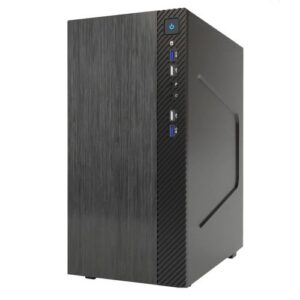 CASE ITEK MICRO ATX "SMALLCOM-B" MINI TOWER 2*USB2, 2*USB3, No Alim. Brushed - ITOCSCB122