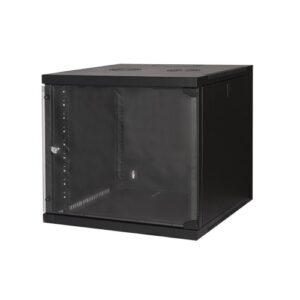 ARMADIO RACK 19 9 UNITA' DA MURO (A)490X (L)540 X PROFONDITA' 600 MM. COLORE NERO - LK1909U66N