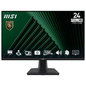 MONITOR MSI LED 23.8" Wide PRO MP245G IPS 1920X1080 100HZ 1ms 300cd/mq 1000:1 2x2W MM VGA HDMI DP