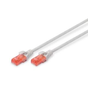 CAVO RETE UTP CAT 6 NON SCHERMATO MT 3 GRIGIO - DK1612030