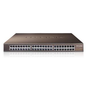 SWITCH TP-LINK TL-SG1048 48P LAN GIGABIT DESKTOP 10/100/1000Mbps RACKMOUNTABLE RJ45 CASE ACCIAIO