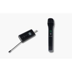 KIT Ricevitore Portatile UHF 2 canali + Microfono ICE
