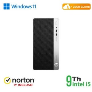 PC HP REFURBISHED 400 G5 RN61522311 TOWER i5-9x00 8GB SSD256GB W11 + CLOUD 20GB + NORTON
