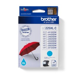 INK BROTHER LC-225XLC Ciano 1200PP X MFC-J5320DW MFC-J5620DW MFC-J5720DW MFC-J4620DW