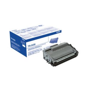 TONER BROTHER TN-3430 Nero 3.000PP X DCP L5500 L6600 HL L5000 L5100 L6400 L5200 L6300 MFC L5700 L5750 L6800 L6900