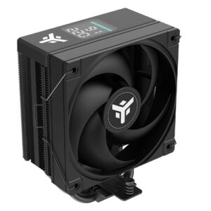COOLER ITEK "ICY-4HAT" (Raff. Aria) 180W TDP, 4 HP, 12cm ARGB FAN,TEMPER. DIGITAL DISPLAY +SW - SKT UNIVERSALE - ITACI4HAT