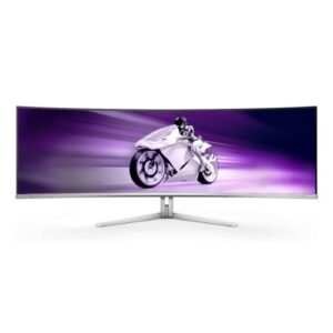 MONITOR PHILIPS 49" OLED 32:9 CURVED 49M2C8900L/00 VA 5120x1440 144HZ 0.03ms 30W MM Reg.H 2HDMI DP USB-C docking Silver