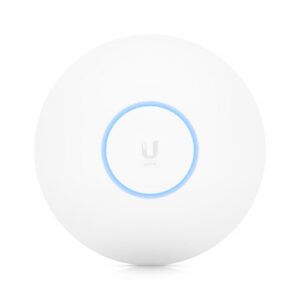 Ubiquiti U6-PRO - Indoor, dual-band WiFi 6 access point. Support over 300 clients with its 5.3 Gbps aggregate throughput rate