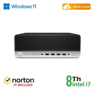 PC HP RINOVO REFURBISHED 600 G4 RN64622311 SFF i7-8xx0 8GB SSD 256GB W11P CLOUD 20GB + NORTON
