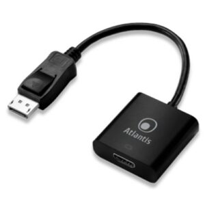 ADATTATORE ATLANTIS DISPLAYPORT TO HDMI, M/F, 0,20MT, NERO,A04-DP_HDMI